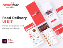 Foodiecart – Food Delivery UI Kit for XD Screenshot 2