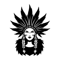 Apache Women Vector Logo