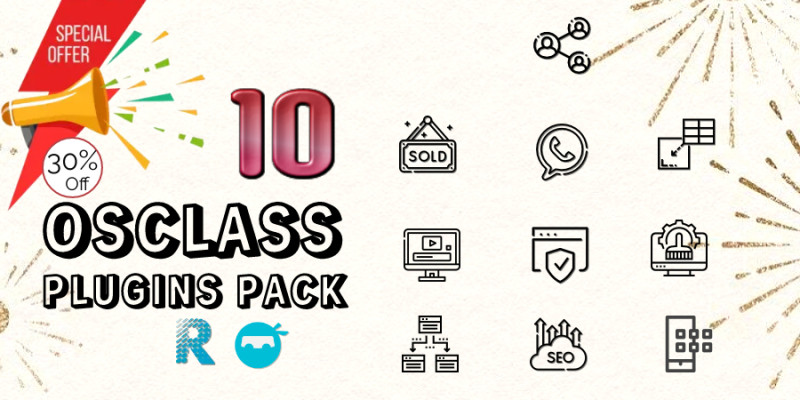 10 OSClass Plugins Pack