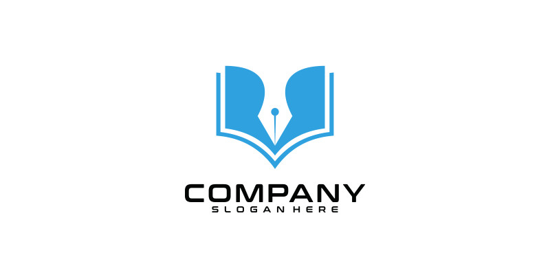 Book Pen Logo