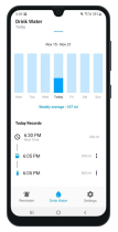 Water Tracker - Flutter Mobile App Screenshot 1