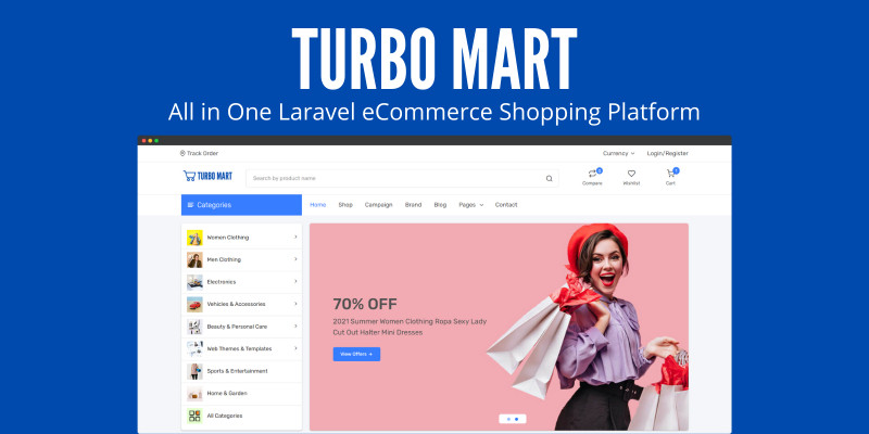 TurboMart - eCommerce Shopping CMS