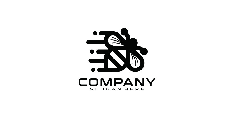 Bee Logo Design Template