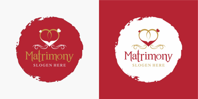 Matrimony Logo Template