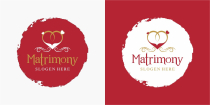 Matrimony Logo Template Screenshot 1