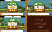 Volca 2D Adventures - Complete Game Template Unity Screenshot 3