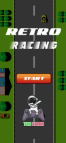 Retro Racing - Buildbox 3 Full Game Screenshot 1
