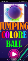 Jumping Color Ball - Buildbox Template Screenshot 4