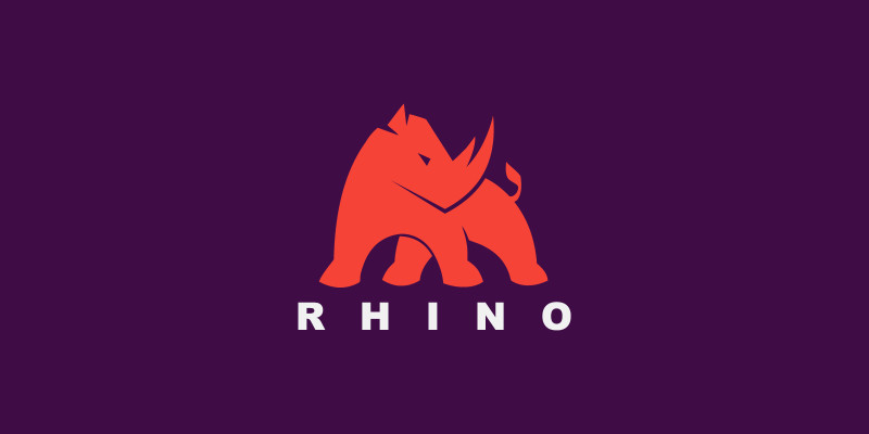 Red Rhino Logo Design 