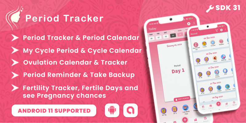 Period Tracker - Android Source Code
