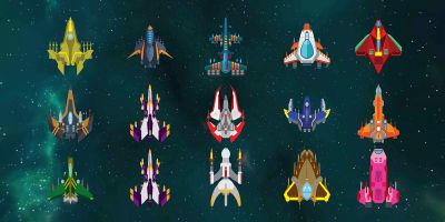 Space Fire - Space Ships Game Assets