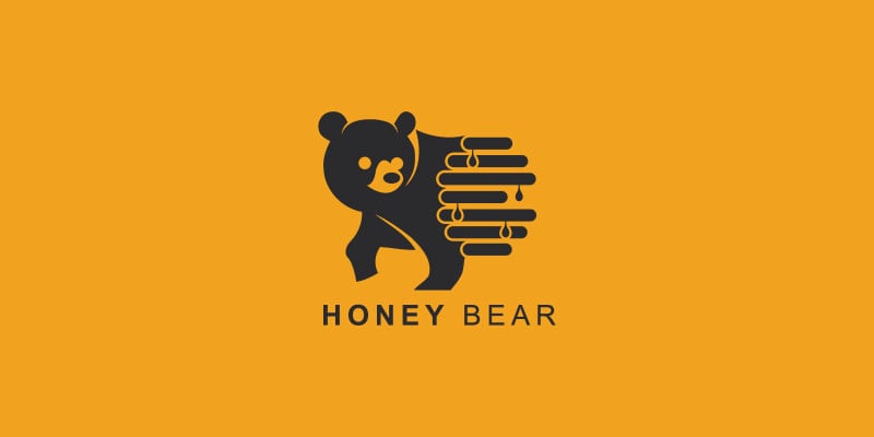 Honey Bear Logo Design