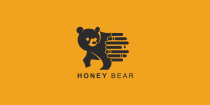 Honey Bear Logo Design Screenshot 1