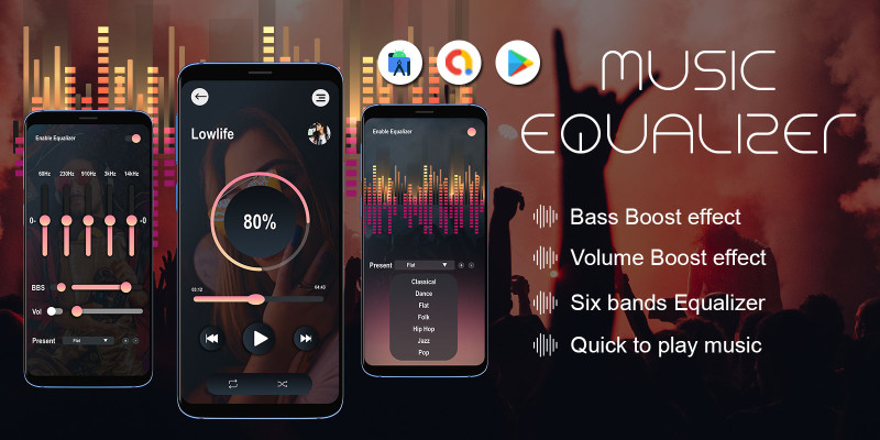 Sound Equalizer and Bass Booster For Android