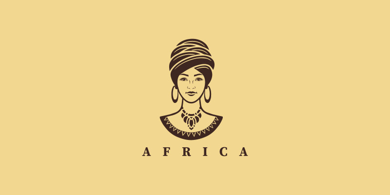 African Pretty Woman Logo