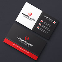 Red Business Card 