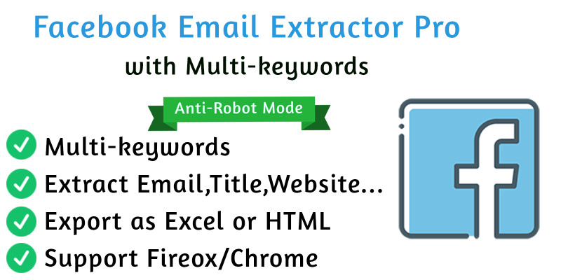 Facebook eMails Scrapper Pro with Multi-Keywords