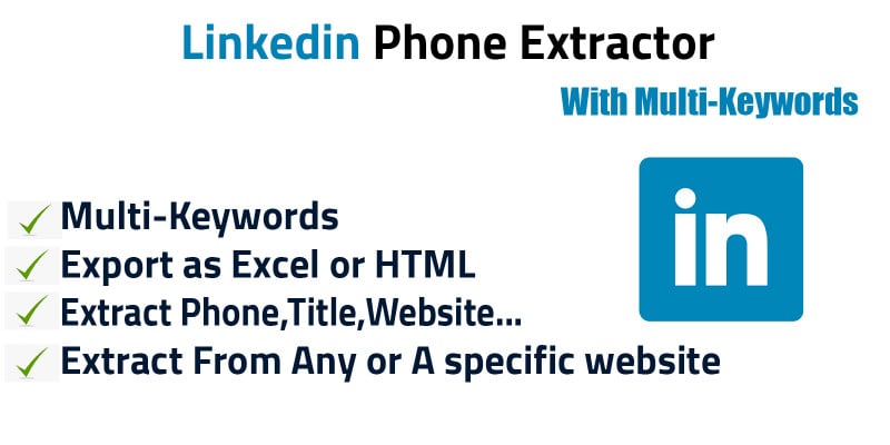 Linkedin Phones Extractor Pro Python Script