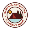 Camping Adventure Logo Design