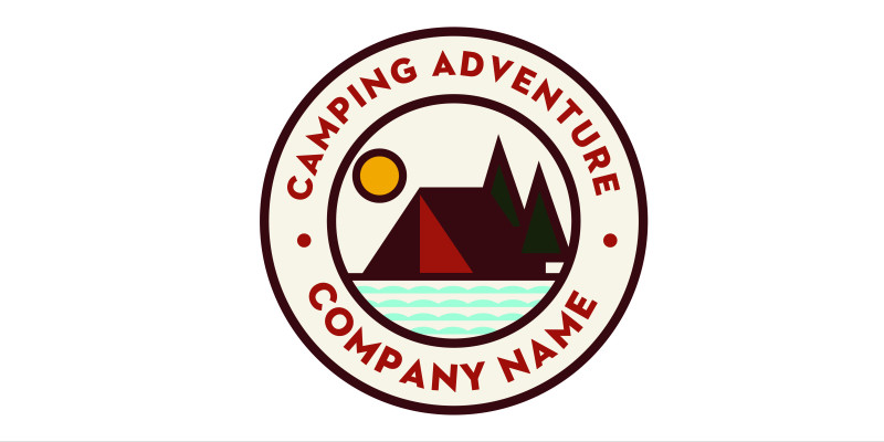 Camping Adventure Logo Design