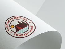 Camping Adventure Logo Design Screenshot 2