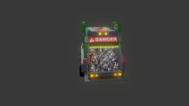 A Futuristic Goods Carrying Truck - 3D Object Screenshot 11