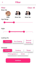 Flutter Dating App Design UI Kit  Screenshot 3
