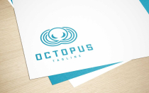 Modern octopus logo template Screenshot 1