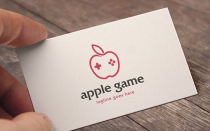 Modern apple game logo template Screenshot 1