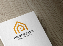Professional Real Estate Letter P Logo Screenshot 2