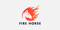 Fire Horse Animal Logo Screenshot 1