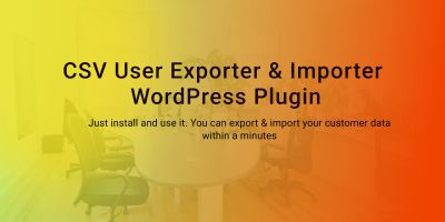 CSV  User importer - Exporter WordPress plugin