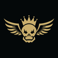 Skull Wings Logo