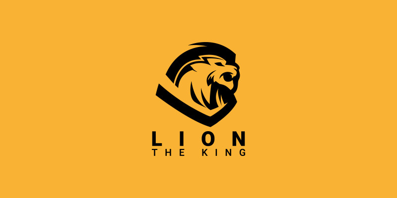 Lion Kingdom Shield Logo