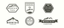 Set Badges Mountain Logos Screenshot 1