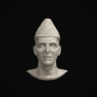 Muhammad Ali Jinnah Marble Statue 3D Model