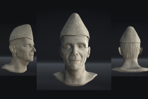 Muhammad Ali Jinnah Marble Statue 3D Model Screenshot 2