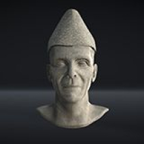 Muhammad Ali Jinnah Marble Statue 3D Model Screenshot 3