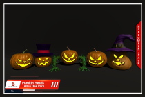 Halloween Pack 5 in 1 3D Model Screenshot 3