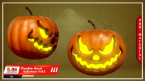 Halloween Pack 5 in 1 3D Model Screenshot 6