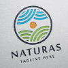 Field Nature Landscape Logo