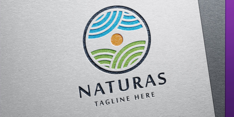 Field Nature Landscape Logo