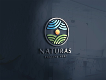 Field Nature Landscape Logo Screenshot 1