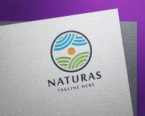 Field Nature Landscape Logo Screenshot 2