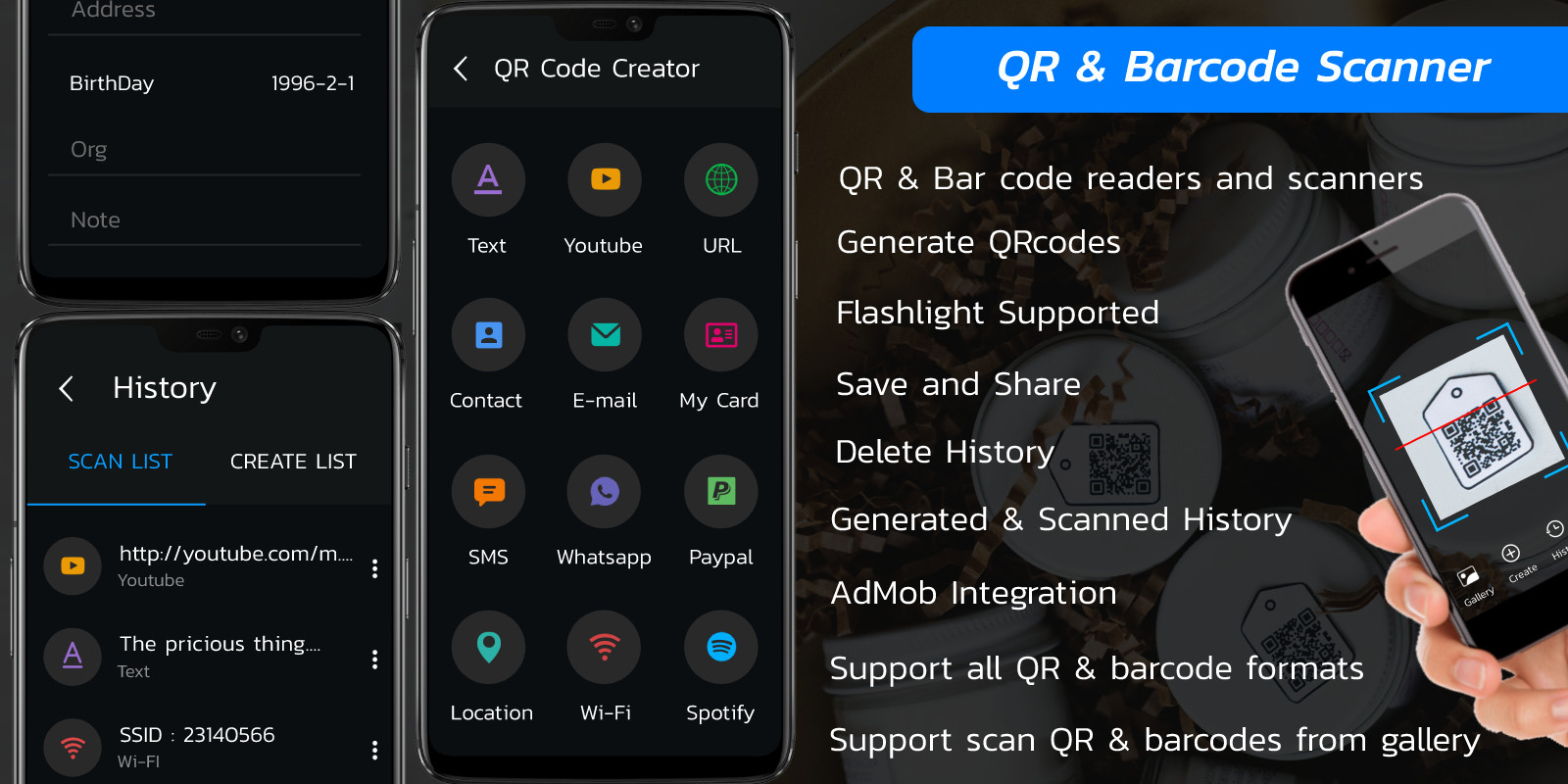 QR AndBarcode Scanner For Android by AppclubSolution | Codester