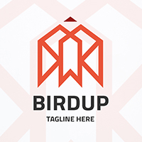 Geometric Bird Logo