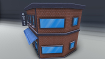 Red Bricks Buildings Pack 3d Objects Screenshot 1