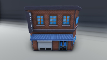 Red Bricks Buildings Pack 3d Objects Screenshot 3