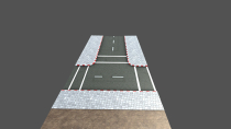 Simple Road Model Low-poly 3D model Screenshot 7