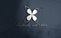 Butterfly Nail Salon Colorful Logo Screenshot 4